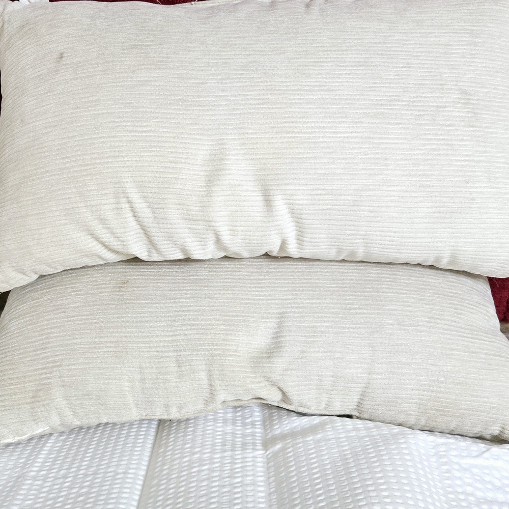 Elegant Cream Pillow Set